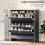 12 Pair Flip Down Shoe Storage