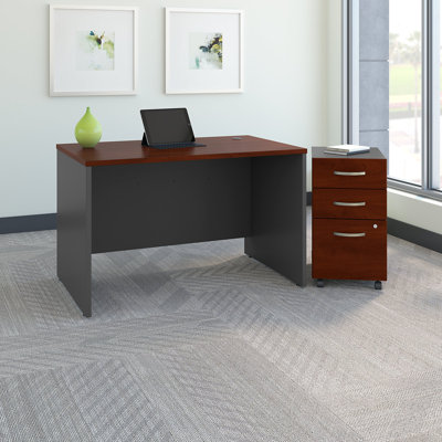 Bureau avec classeur mobile Bush