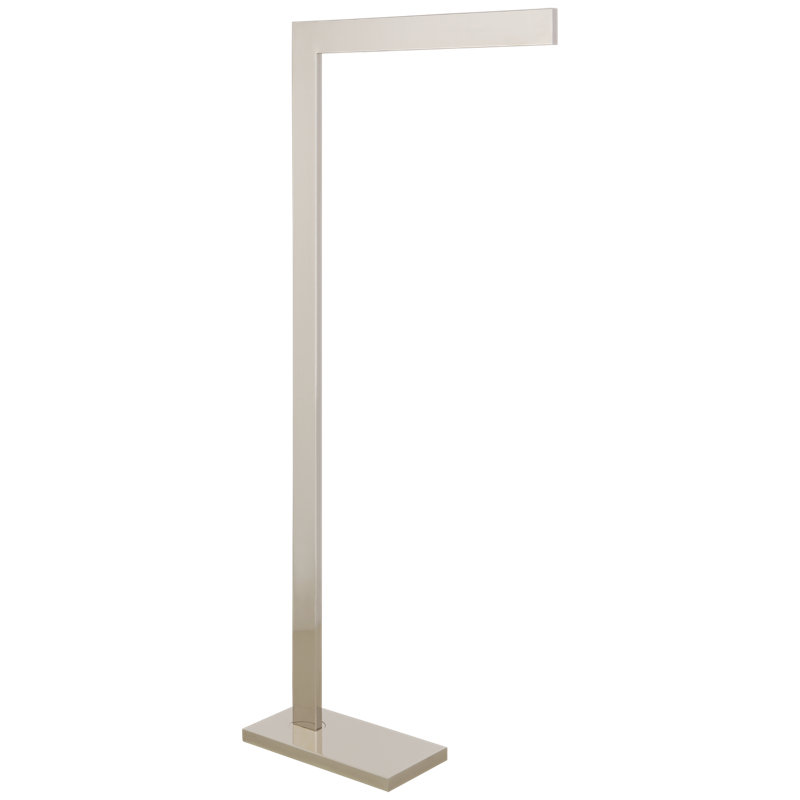 Lecce LED Task Floor Lamp, Polished Nickel