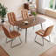 5-Piece Dining Table and Chairs ,Dining Room Set with 4 Modern Chairs-64484357-64484359
