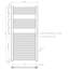Grogg Curved Towel Rail Heated Towel Rails