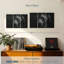 Ours brun monochrome sur toile 3 pièces-566179164