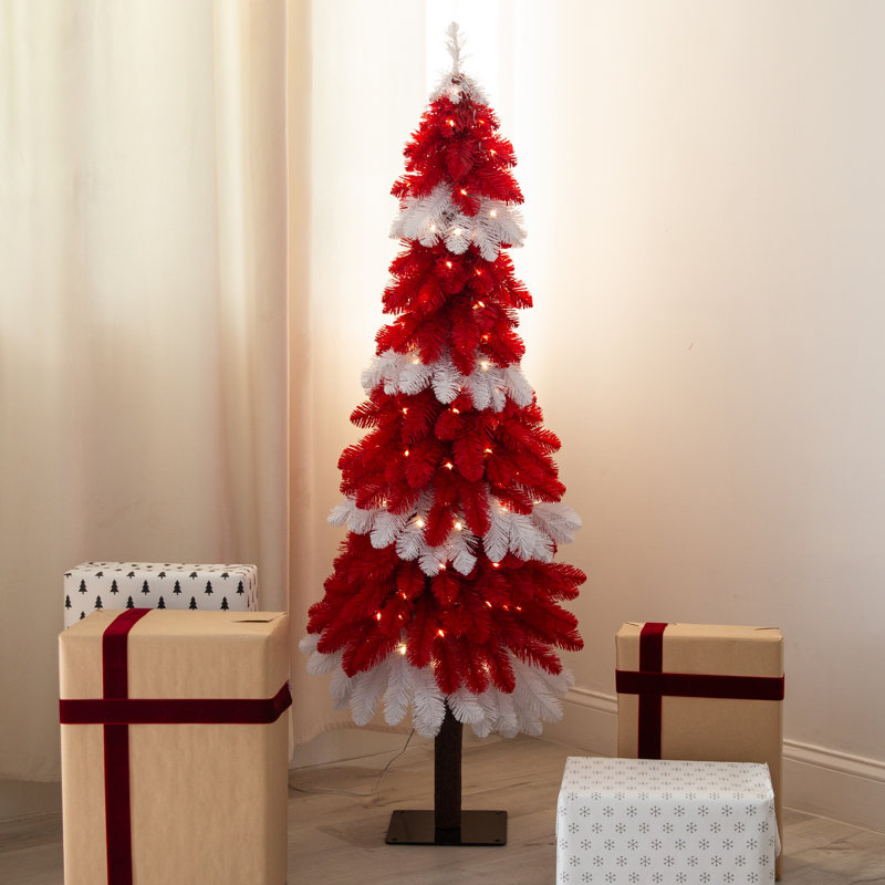 5 pi Arbre de Noël artificiel pré-éclairé avec 150 lumières DEL Microdot
