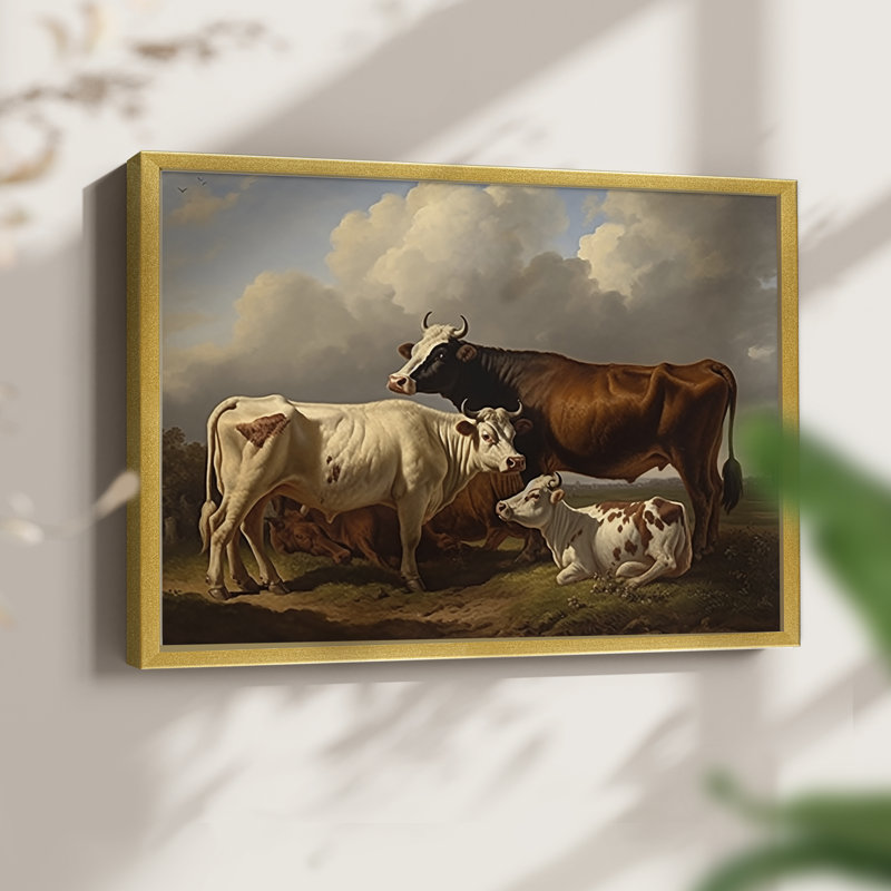Faune, série XXVII, reproduction encadrée, H 8 po x l 10 po, Doré
