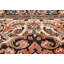 Tapis oriental tribal crème unique 5 x 8 pi 5 po