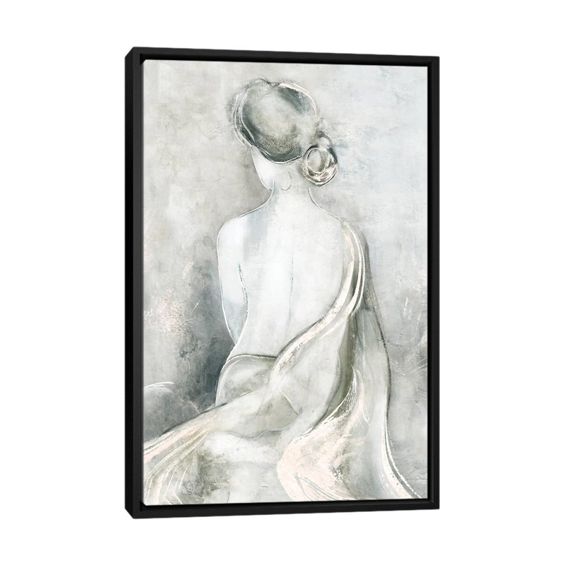 «Sweet Serenity», impression sur toile, H 26 po x l 18 po x P 1,5 po, Toile avec cadre noir, Pas de tapis