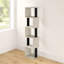 Chane Wall-Mounted Bookcase with 5 Shelves | Modern Storage Unit for Home or Office-37809542