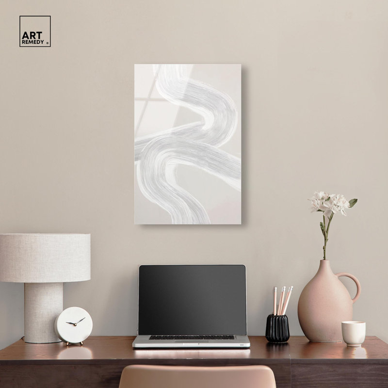 «Gentle Helix III», reproduction d'art acrylique sur toile par Art Remedy, H 24 po x l 16 po