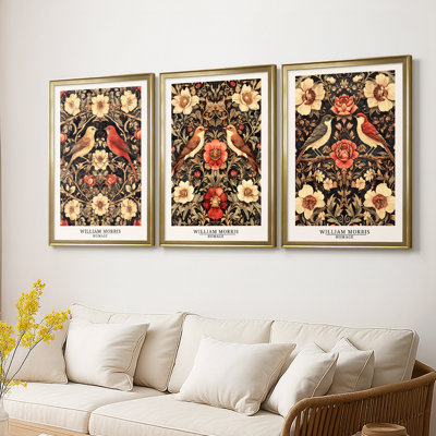 Ensemble de 3 toiles sur mesure, encadrées sur mesure, avec châssis sur mesure - Collection sur mesure