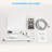 Square Wall Mounted Shower With Dual 10 Inch Head And Rainfall -