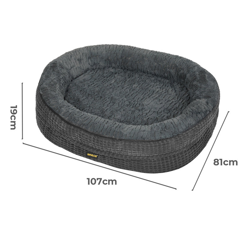 Cotton Pet Bed, 19cm H x 100cm W x 80cm D