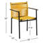 Chaise de salle à manger avec accoudoirs en teck Raleigh-93497908