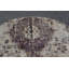 Tapis 5,6 x 5,6 pi, tapis marocains mauves, tapis vintage, tapis de luxe, tapis turcs