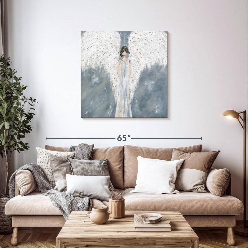 Leisha Guardian Angel Wings, 36" H x 36" W