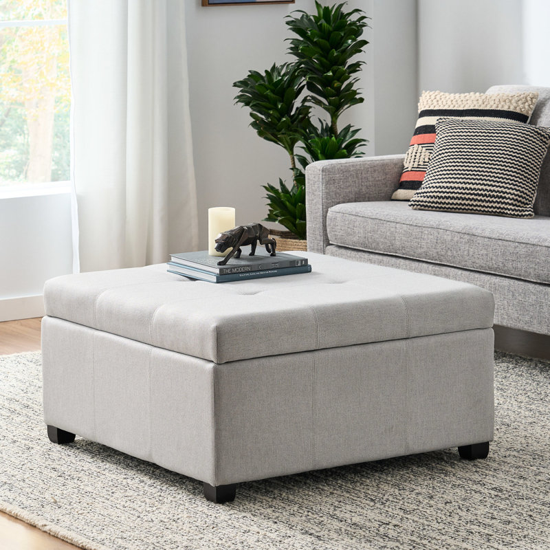 Élégant avec un grand espace de rangement intérieur et une surface gaufrée contemporaine en gris