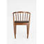 Chaise avec accoudoirs gris / brun Guimond