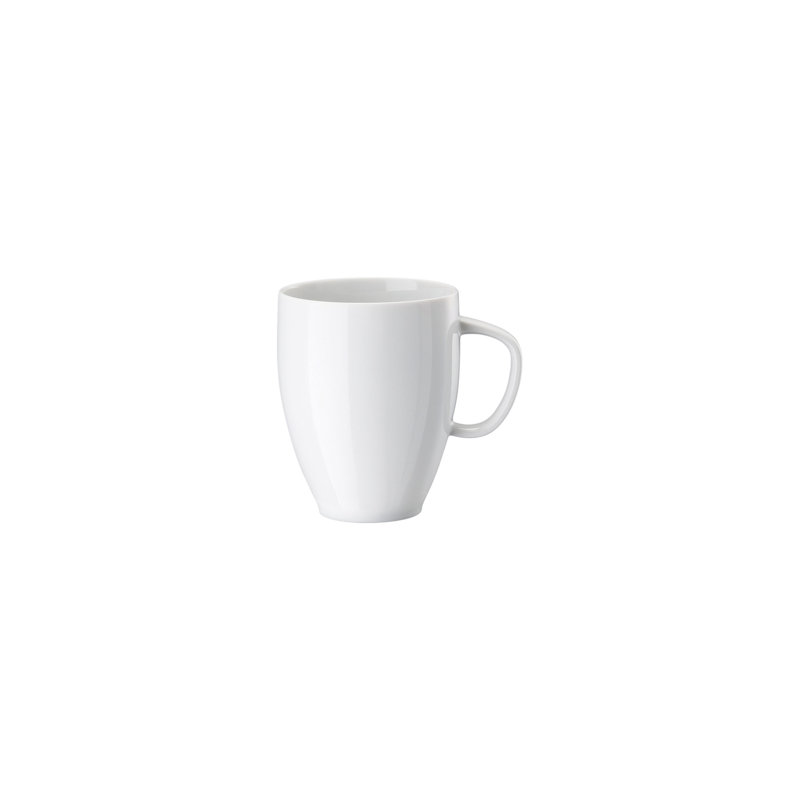 Junto Handmade Porcelain Coffee Mug, White
