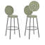 Rheuark Upholstered Counter Stool with Metal Frame-1000081986