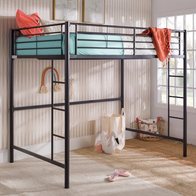 Elita Kids Full Loft Bed, Black