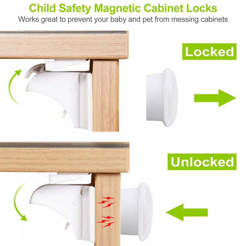 Magnetic Child Safety Drawer Locks