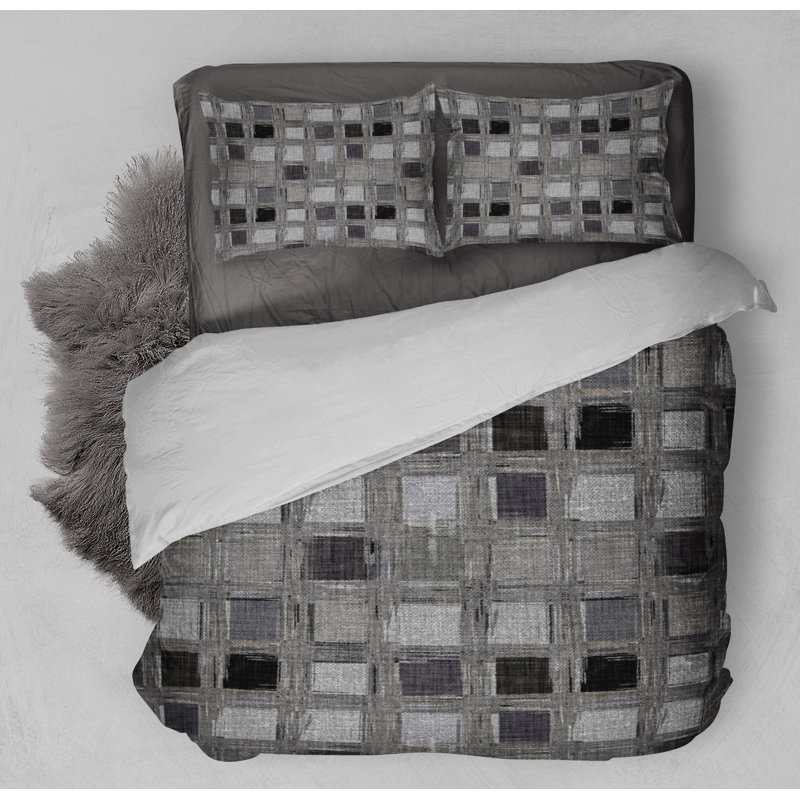 Polyester Twill Geometric Shapes Comforter, Queen Comforter + 2 Standard Pillowcases