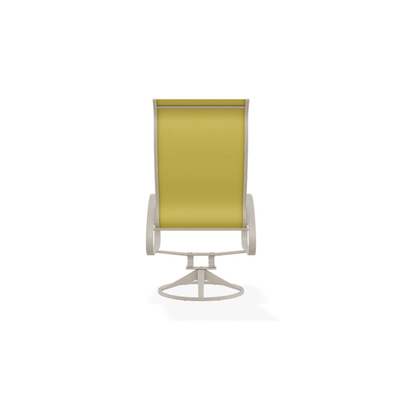 Aruba 1 Outdoor Dining Armchair, Yellow 43D, Textured Desert