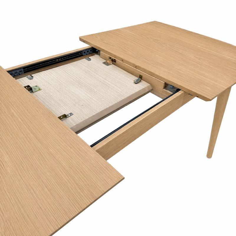 Table de salle à manger extensible Caden FlexLeaf, Chêne