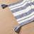 Stripe Cotton Table Runner with Tassels - 90 Inches Long - Ideal for Kitchen or Dining Room Table-116129807