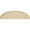 Elliptical Signature Urethane Pediment, Primed Tan