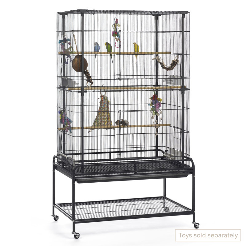 Cage à vol avec roulettes oiseau Cottle