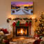 Ensemble de 3 reproductions d'art sur toile, "Christmas Winter Sunset"-612735980
