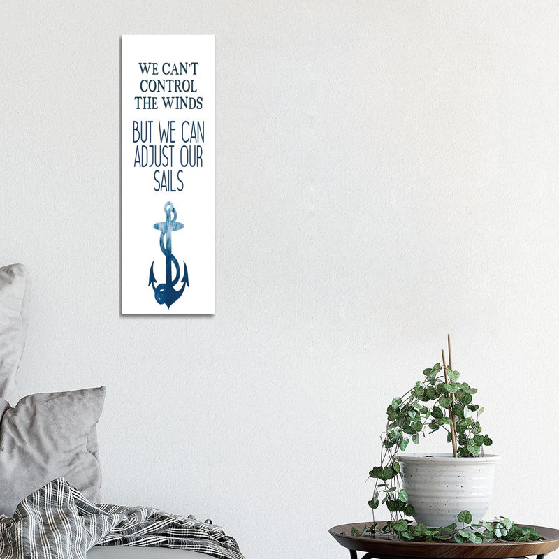 Our Sails I by Kimberly Allen - Wrapped Canvas Panoramic Print, 91.44cm H x 30.48cm W x 1.91cm D