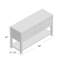 Base de meuble-lavabo double 60 po Brooks-790842146