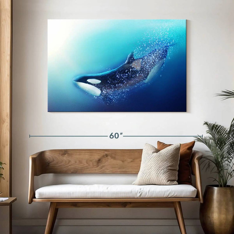 Brampt Underwater Orca, 32" H x 48" W