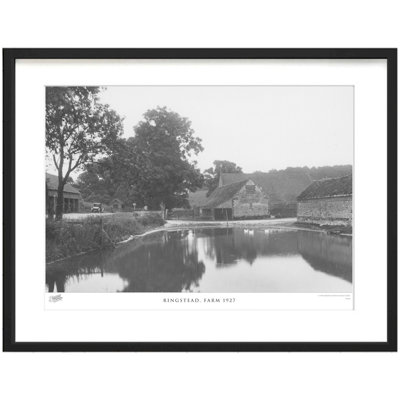 Ringstead, Farm 1927 1 Piece Single Picture Frame Wall Art