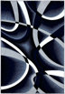 Navy Blue/White/Gray