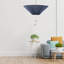 Luminaire suspendu cylindrique à 1 lumière Kiaja