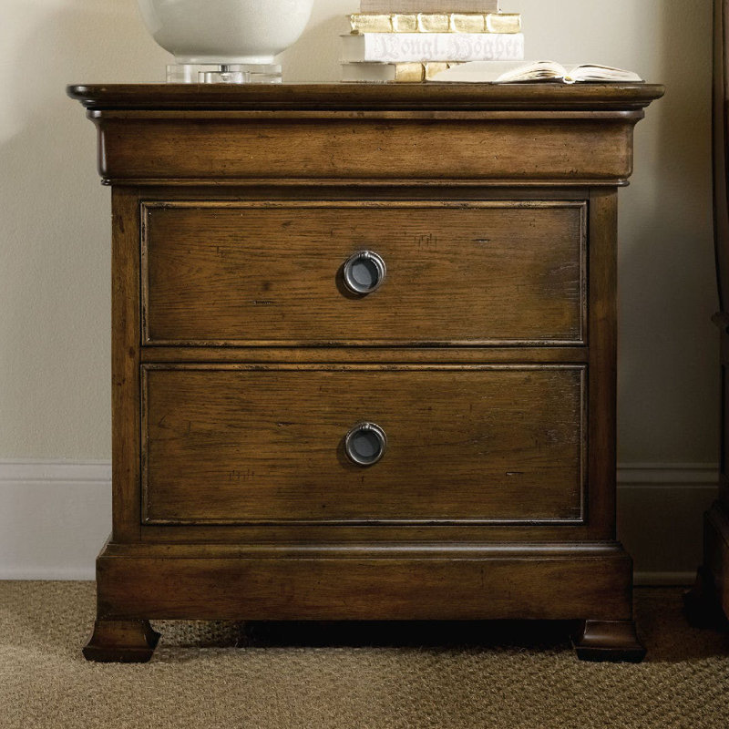 Archivist Three-Drawer Nightstand