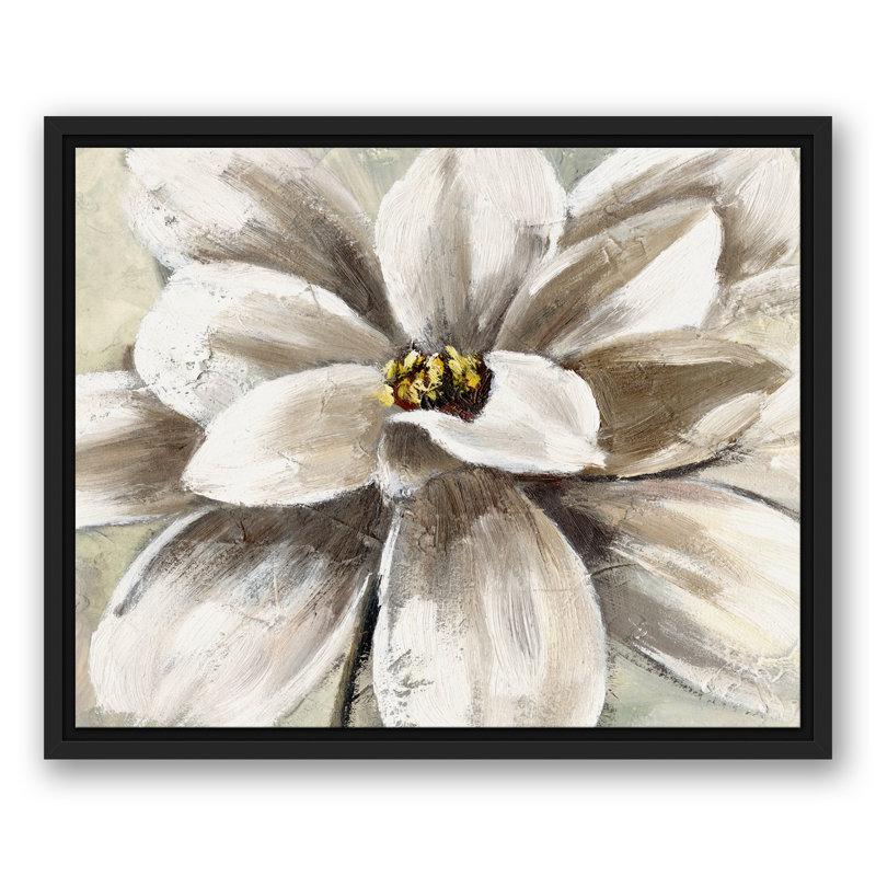 Magnolia blanc, H 17,75 po x l 21,75 po x P 1,75 po