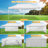 30 Ft. W x 10 Ft. D Metal Pop-up Canopy for Parties Waterproof Gazebos with 8 Detachable Sidewalls-98600870