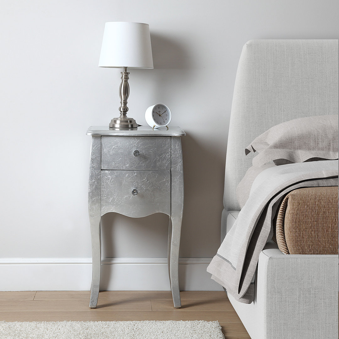 2 Drawer Bedside Table