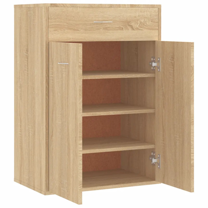Sandara Shoe Storage Cabinet, Sonoma Oak