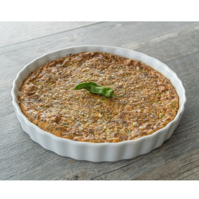 BIA Cordon Bleu Round Quiche, 10", 1 Qt., White