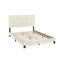 Lit plateforme tapissier capitonné à profil bas Carlester-1237505575-1252647149