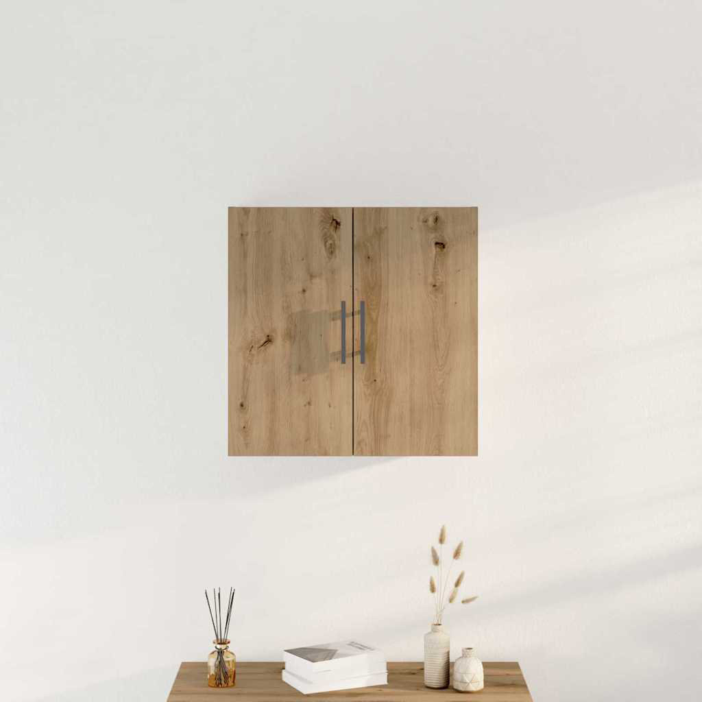 vidaXL Wall Cabinet Wall-mounted Engineered Wood Shelves Bathroom Compact
