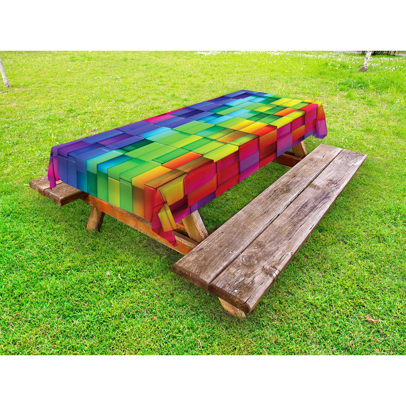 Rectangle No Pattern Polyester Tablecloth