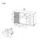Ugashik 141cm W Chest of Drawers
