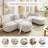  109.8'' Upholstered Boucle Sectional Sofa-1124510499