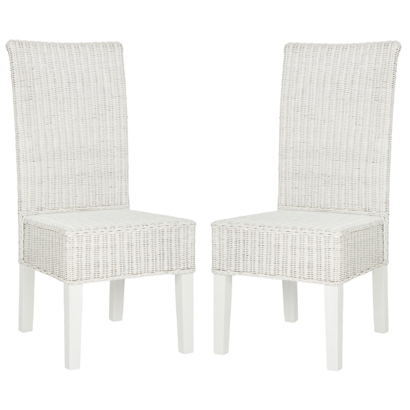 McKenney 17.7'' H Pine Side Chair, White