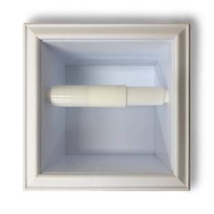 Flushed Recessed Toilet Paper Holder Niche with Single Storage